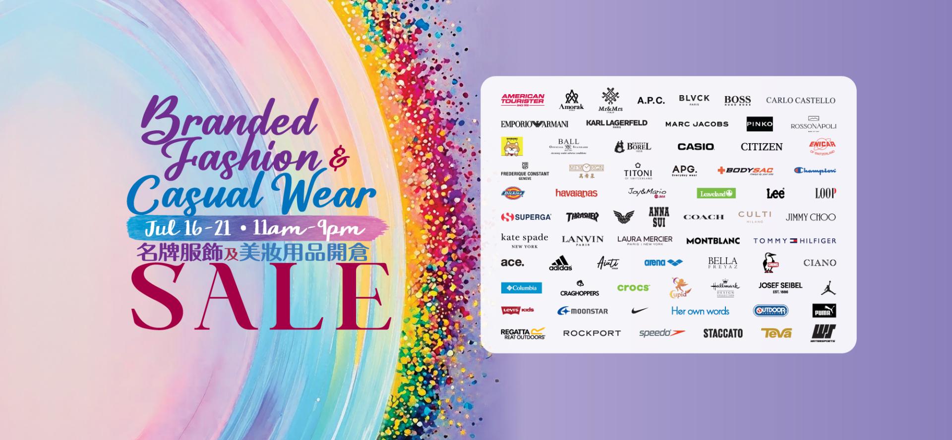 Branded Fashion & Casual Wear Sale