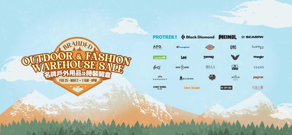 Branded Outdoor & Fashion Warehouse Sale